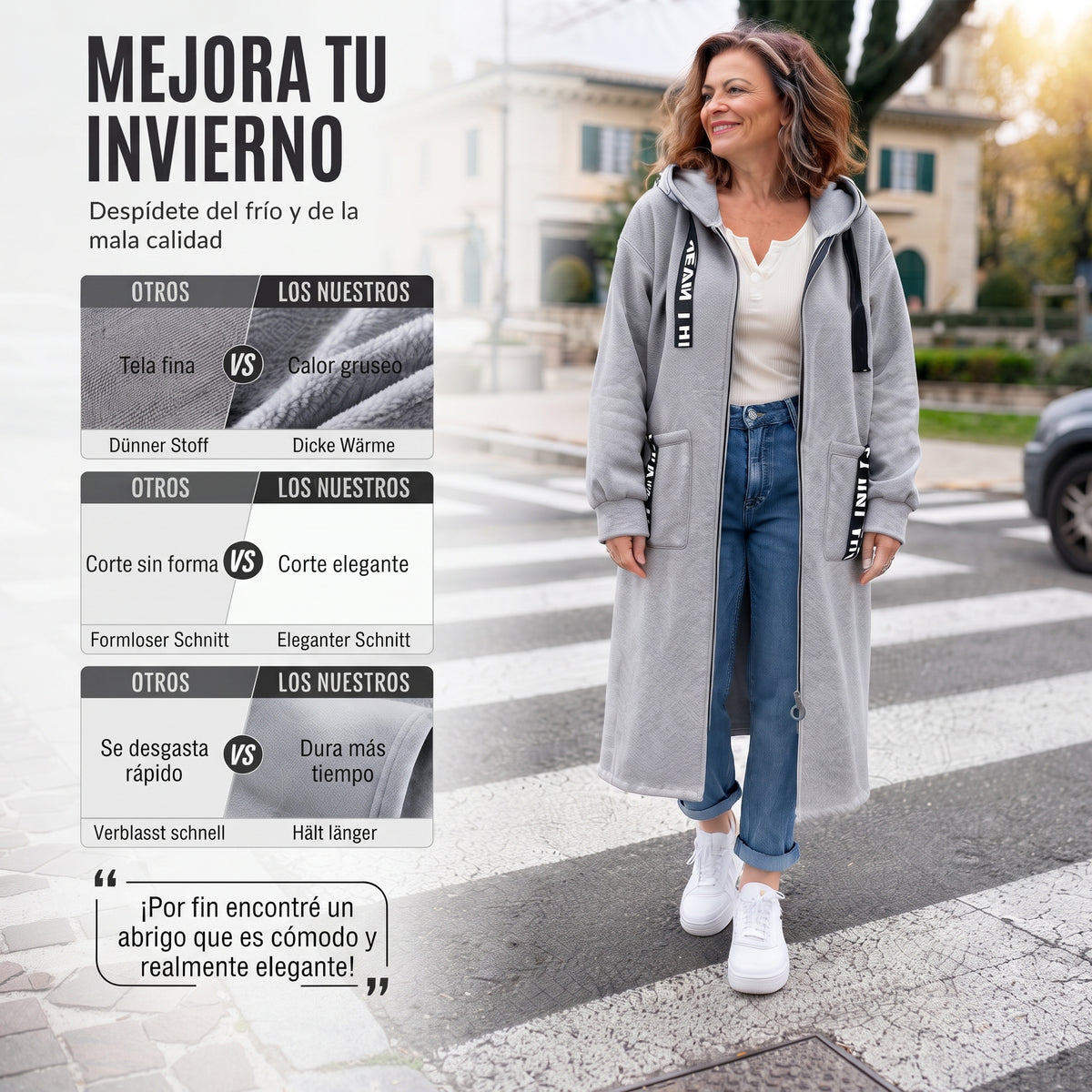 Blanca™ | Sudadera con capucha