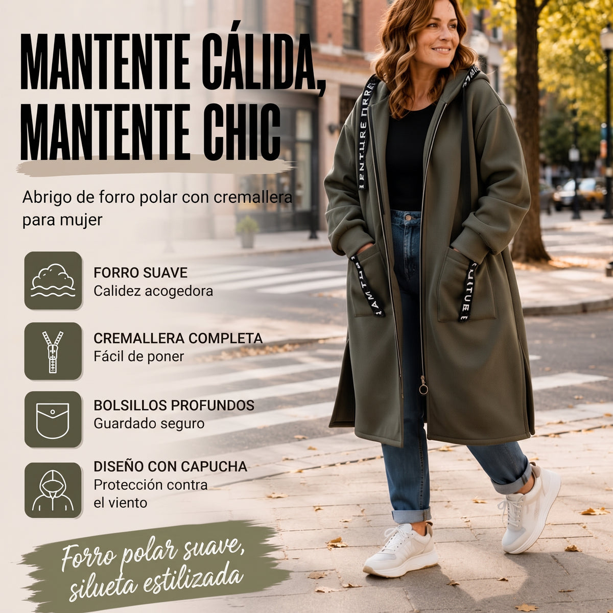 Blanca™ | Sudadera con capucha