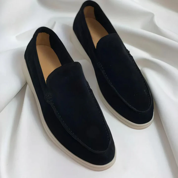 Javier | Elegantes mocasines de ante