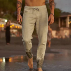 Leo | Pantalones de Playa de Lino