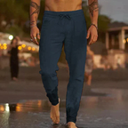 Leo | Pantalones de Playa de Lino