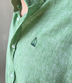 Andrés | Camisa Verde Lino