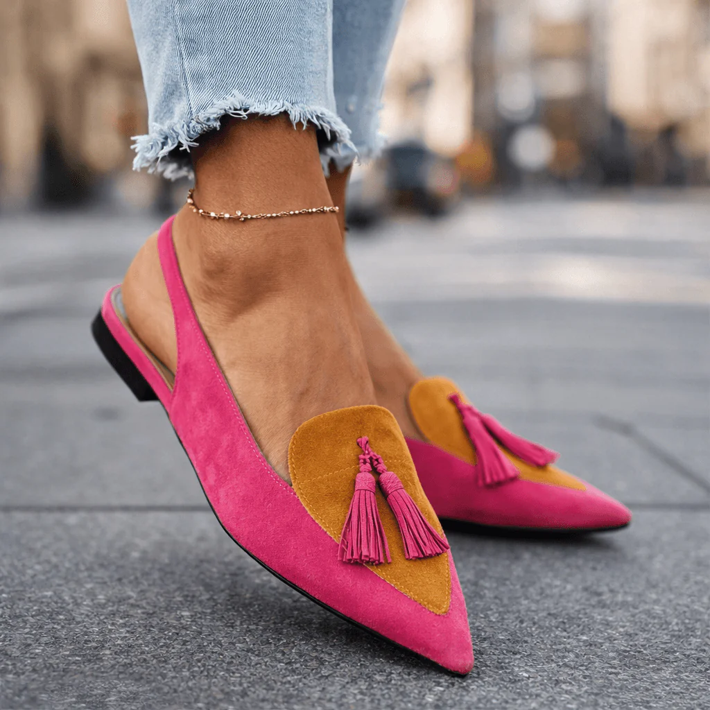 Elisa | Sandalias con tiras y borlas