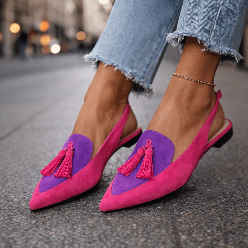 Elisa | Sandalias con tiras y borlas