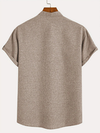 Jesús | Camisa Elegante Cuello Mao