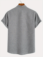 Jesús | Camisa Elegante Cuello Mao