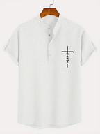 Jesús | Camisa Elegante Cuello Mao