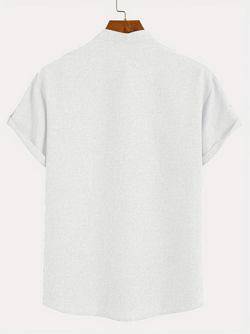 Jesús | Camisa Elegante Cuello Mao