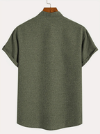 Jesús | Camisa Elegante Cuello Mao