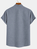 Jesús | Camisa Elegante Cuello Mao