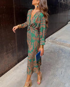 Amanda | Vestido midi de elegancia floral