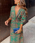 Amanda | Vestido midi de elegancia floral