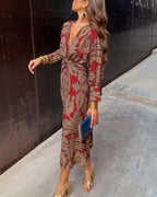 Amanda | Vestido midi de elegancia floral
