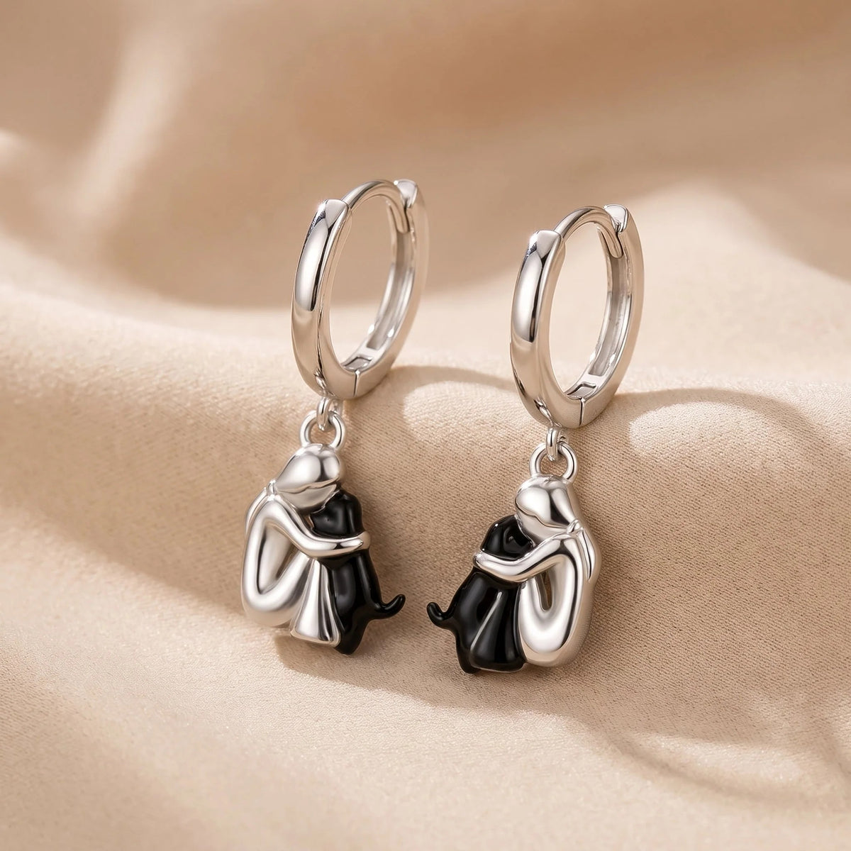 Blanca™ | Pendientes de mujer y perro