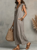 Paula | Vestido largo de estilo bohemio