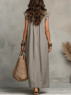 Paula | Vestido largo de estilo bohemio
