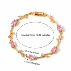 Blanca™ | Pulsera Aura Tulipán