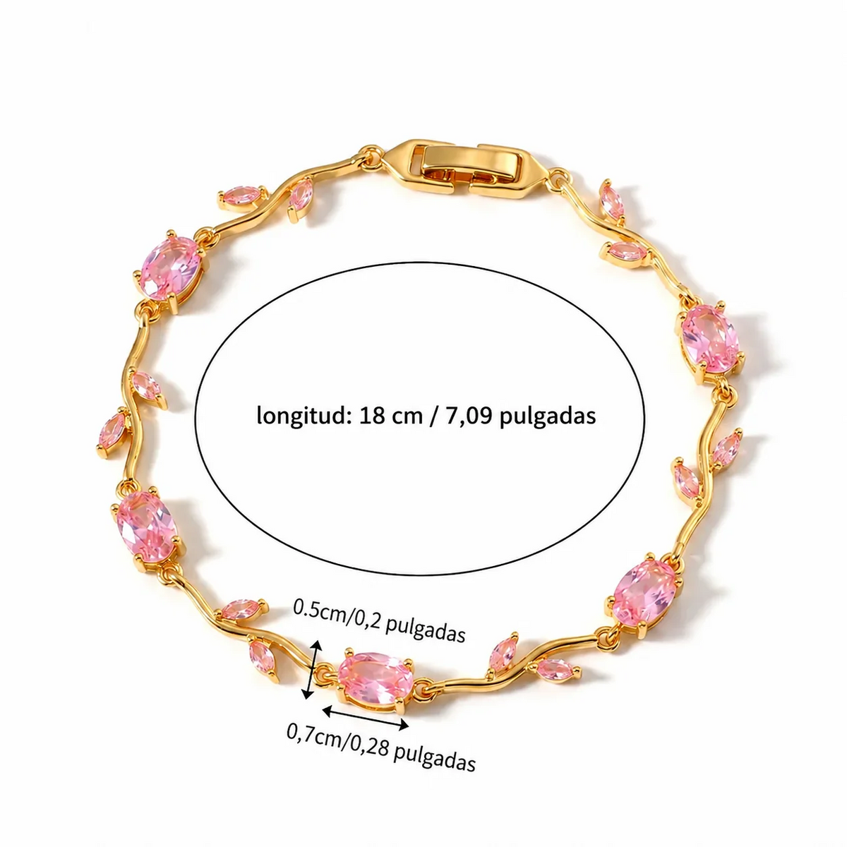 Blanca™ | Pulsera Aura Tulipán