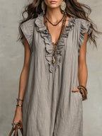 Paula | Vestido largo de estilo bohemio
