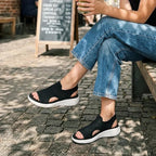 Aitana | Sandalias con plataforma de material transpirable para mujer