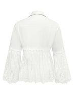 Silvia | Chaqueta con paneles de encaje