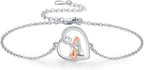 Blanca™ | Pulsera ajustable de hombre y perro