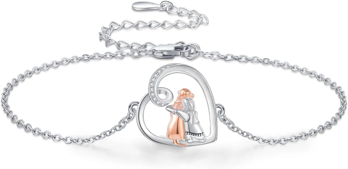 Blanca™ | Pulsera ajustable de hombre y perro