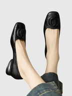 Carmen | Zapatos de tacón de cuero Opium