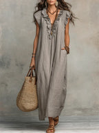 Paula | Vestido largo de estilo bohemio