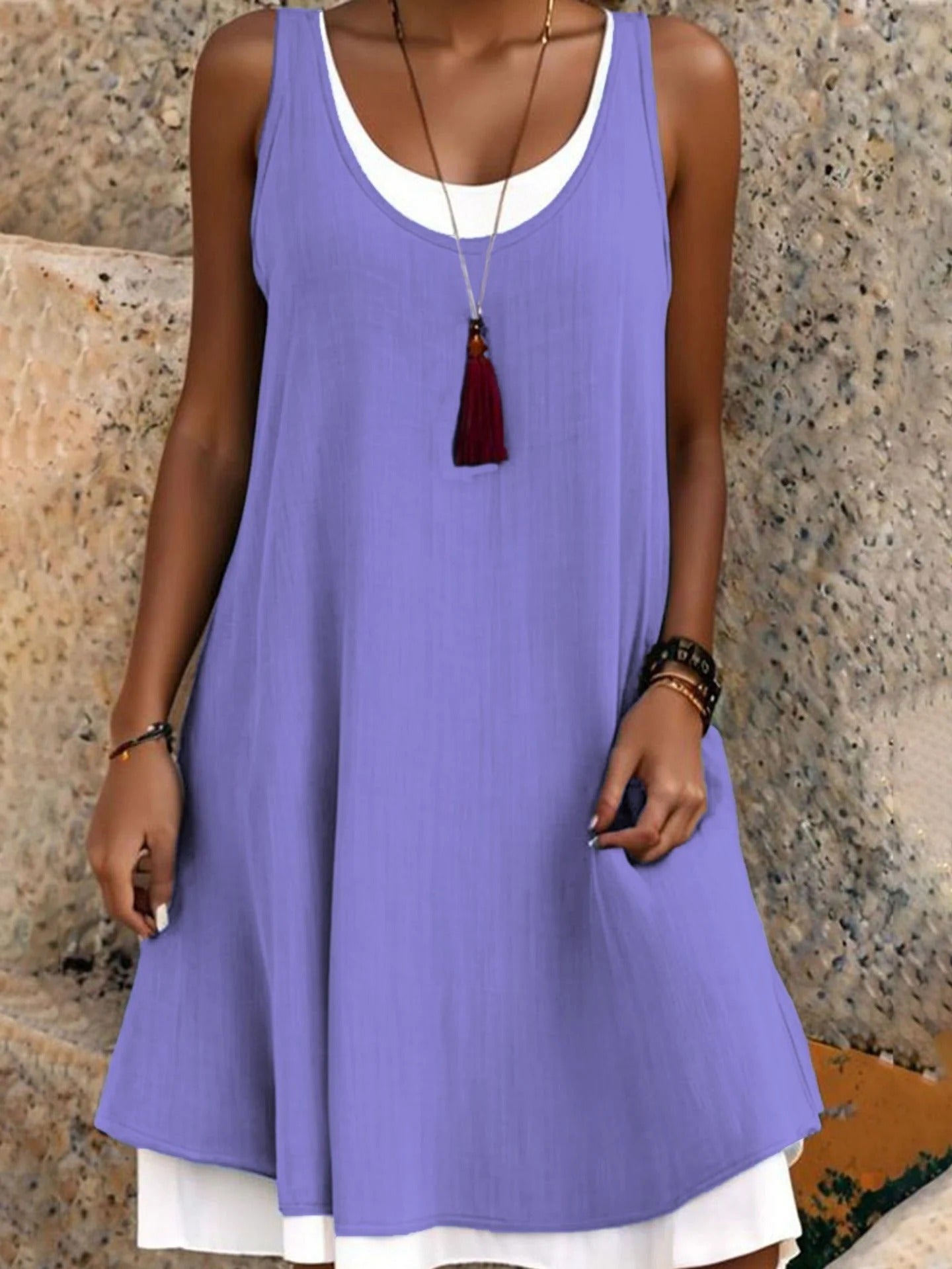 Nora | Vestido veraniego liso