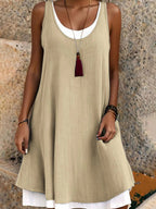 Nora | Vestido veraniego liso