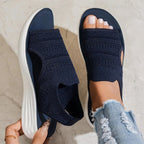 Aitana | Sandalias con plataforma de material transpirable para mujer