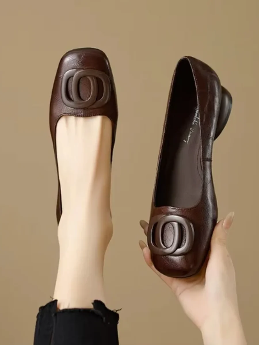 Carmen | Zapatos de tacón de cuero Opium