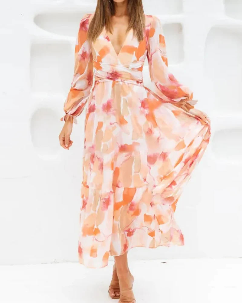 Cecilia | Vestido femenino con estampado floral