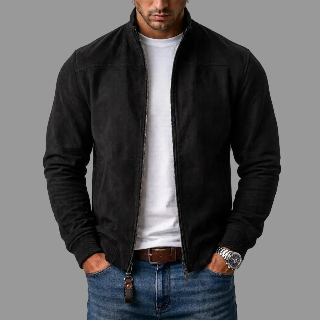 Blanca™ | Chaqueta bomber de ante