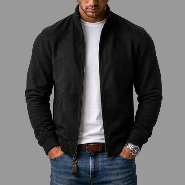 Blanca™ | Chaqueta bomber de ante