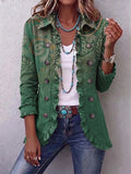 Janira | Chaqueta bohemia con volantes y estampado paisley