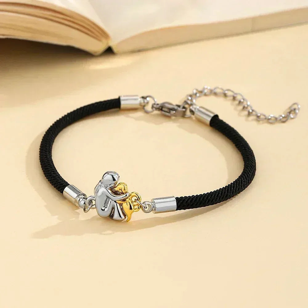 Blanca™ | Pulsera de abrazo con perro