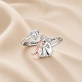 Blanca™ | Anillo ajustable con grabado