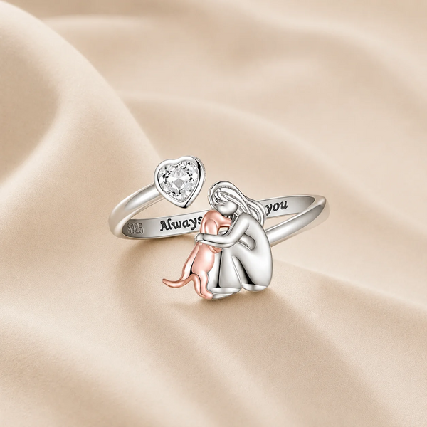 Blanca™ | Anillo ajustable con grabado