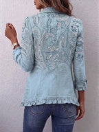 Estrella | Chaqueta con volantes y estampado paisley vintage