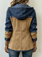 Marina | Chaqueta con capucha de retazos