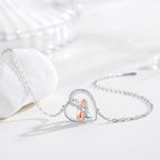 Blanca™ | Pulsera ajustable de hombre y perro