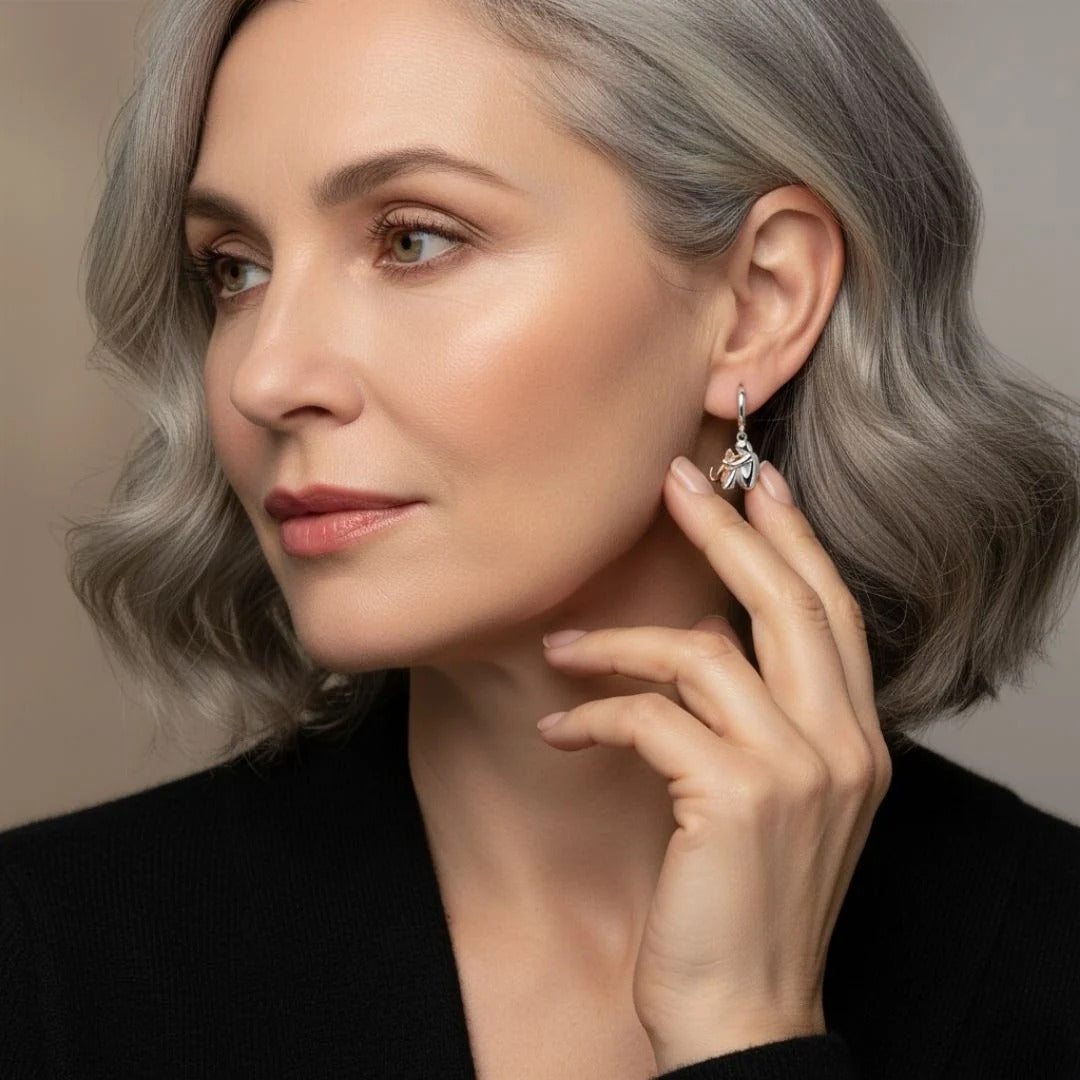 Blanca™ | Pendientes de mujer y de gato