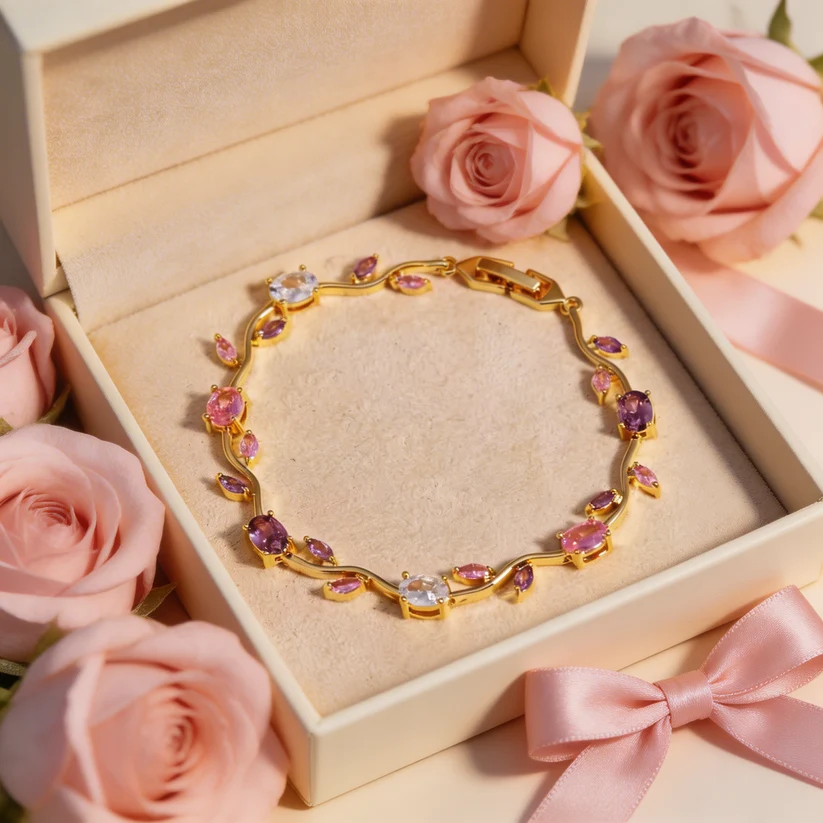 Blanca™ | Pulsera Aura Tulipán