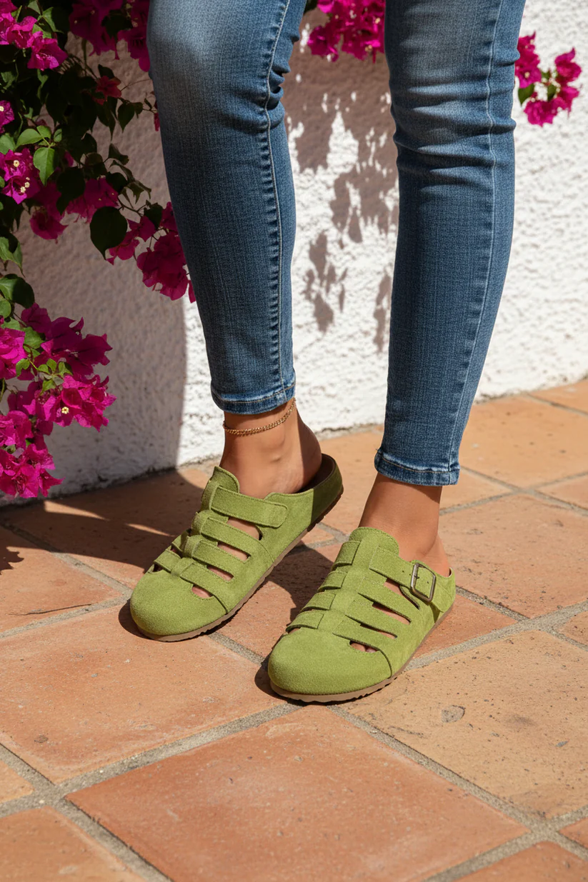 Clara - Sandalias Mules de Confort sin Cierre