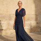 Francisca | Elegante vestido azul
