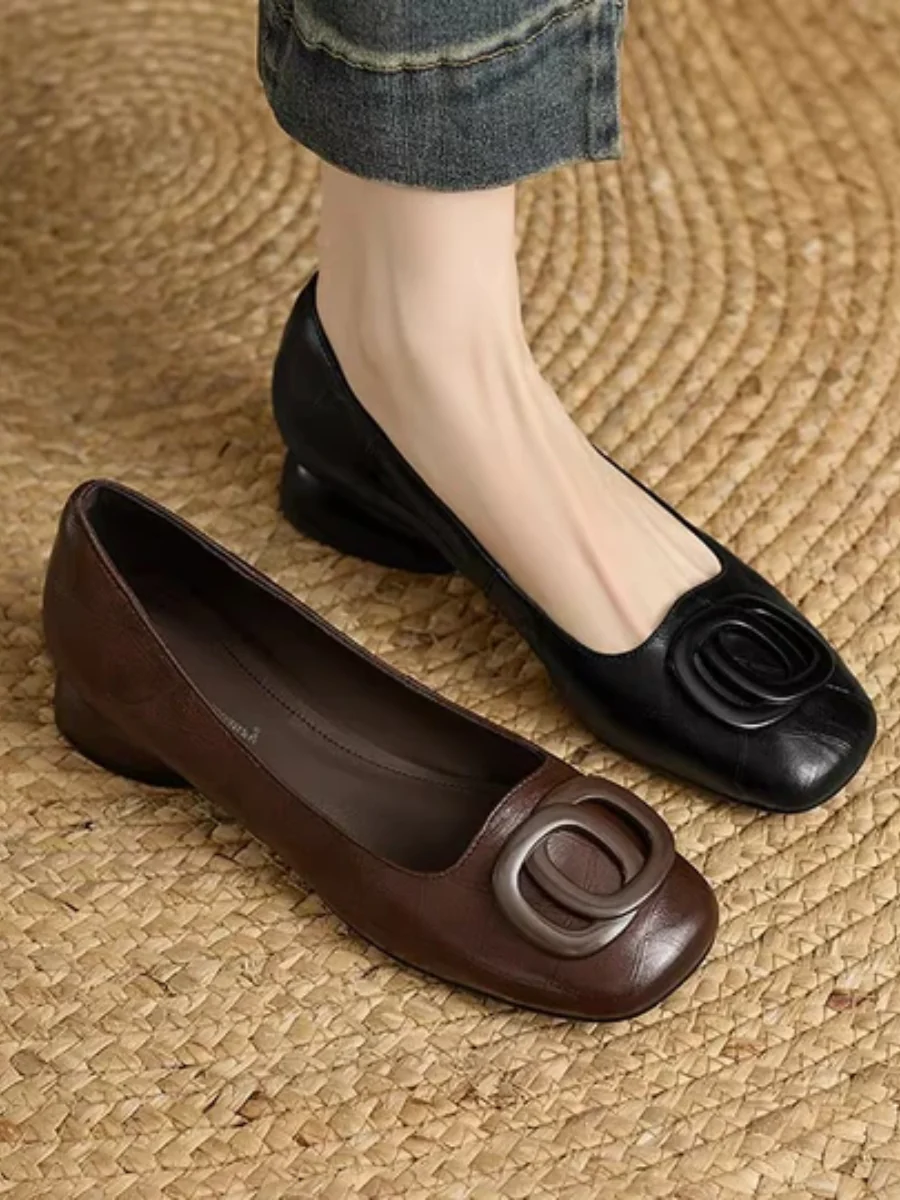 Carmen | Zapatos de tacón de cuero Opium