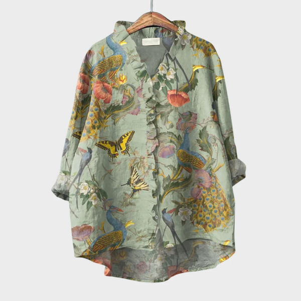 Victoria | Blusa elegante de manga larga