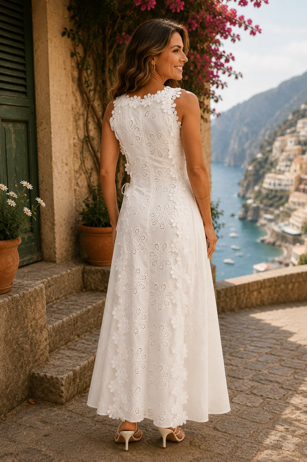 Pilar | Elegante vestido largo bordado
